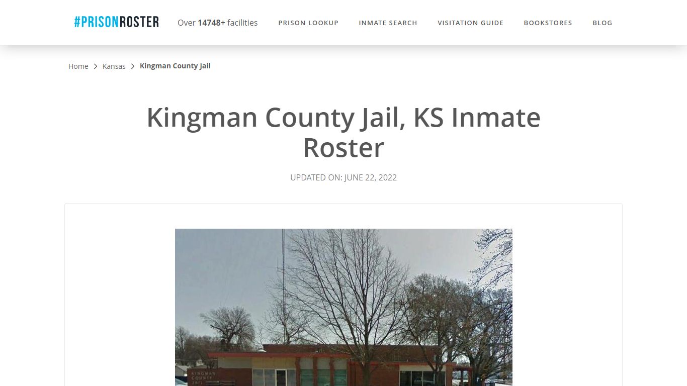 Kingman County Jail, KS Inmate Roster